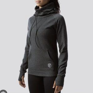 Born Primitive Dark Gray Funnel Neck Hoodie